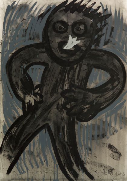 [2008] Secret Garden, Acrylic...on paper, 100x71cm